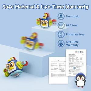 Juguete para Bebés, Pelota de Actividades, Rompecabezas de Agarre Manual para Educación Temprana, Lala, Hexaedro Manhattan - Product Image 3