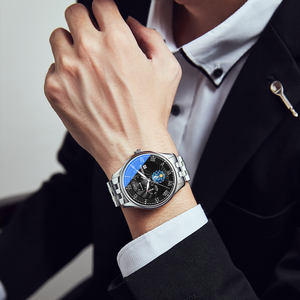 Bestdon BD71104G Reloj mecánico automático de zafiro de acero inoxidable completo para hombre de alta calidad con calendario completo Número <span class=keywords><strong>Romano</strong></span> - Product Image 6