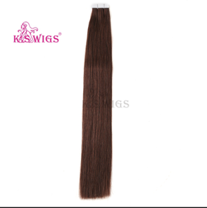 Extensions de cheveux classiques à bandes adhésives, cheveux humains vierges Remy, USA Walker Tape, hypoallergéniques, imperméables, plusieurs couleurs, largeur personnalisée 12-40 - Product Image 2