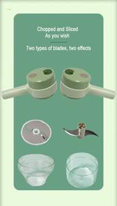 Ensemble de coupe-légumes manuel intelligent 4-en-1 pour la vente en gros - Product Image 2