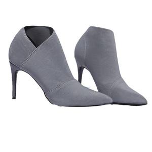 2025 automne/hiver femmes <span class=keywords><strong>bottines</strong></span> à talons hauts Martin bottes pointues jambe courte bottes pieds nus - Product Image 5