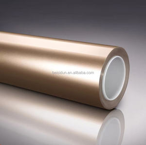 Pellicola Vinilica per <span class=keywords><strong>Auto</strong></span> Opaca Metallizzata Oro Crepuscolare a Bassa Adesione Installazione a Secco - Product Image 1