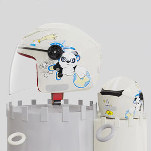<span class=keywords><strong>Casque</strong></span> de moto électrique mignon pour enfants, été, quatre saisons, bébé, dessin animé, demi-<span class=keywords><strong>casque</strong></span>, <span class=keywords><strong>casque</strong></span> rigide - Product Image 1