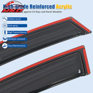 Viseras Acrílicas para Ventanas de Toyota Sienna 21-25, Deflectores de Lluvia Integrados en el Canal - Product Image 2