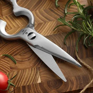 New Kitchen Scissors Forged 3Cr13 Stainless Steel Multi-functional Cooking Cutting Shears