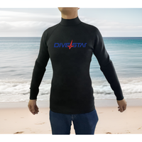 Jaket berlayar lengan panjang uniseks disesuaikan 1.5mm/2mm/3mm atasan Neoprene tahan air ukuran besar cetak modis untuk dewasa