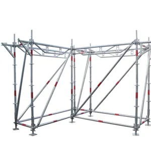 Échafaudage à anneau Layher Construction de bâtiments en aluminium Échafaudage en métal Andamio Échelles et échafaudages