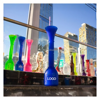 Gobelets en plastique élégants de 46 oz pour les fêtes, gobelets souvenirs tropicaux de Las Vegas avec logo personnalisé pour les boissons froides, les slushies