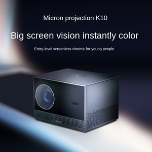 Xiaohui Home Theater Wemi K10 Ultra HD Portable Projector Supports <strong>Decoding</strong> 4K Projector - Product Image 2