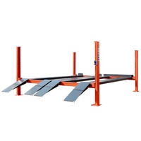Certifié CE 4500-6000 kg Capacité Double Large 10000 Lbs 4 Post Parking Lift pour 4 Voitures