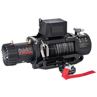 4X4 Overland pickup SUV nirkabel Remote Control 12V tugas berat kapal listrik jangkar Winch untuk bagian Trailer Lapangan aksesoris