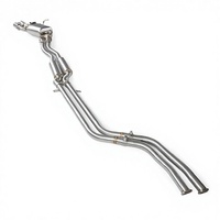 Tubo de Escape Trasero de Acero Inoxidable para BMW 330i E46 3.0 2000-2007, Sistema de Escape, Modificación del Silenciador, Sonido de Onda