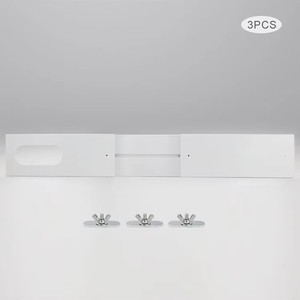 Meilleurs accessoires de climatisation de Chine avec déflecteur à embout plat à 3-4 sections, plaque d'étanchéité télescopique de 43 cm x 16 cm - Product Image 5