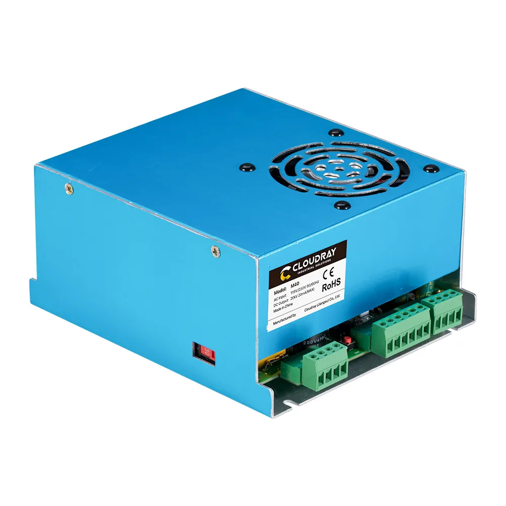 Cloudray CL246 40W 50W MYJG CO2 Laser Machine Power Supply White Blue