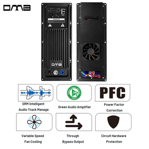 PFA2001 + CQ260DA 1500 W Altavoz de matriz lineal Audio Sonido digital Potencia profesional 1500 vatios Placa de módulo AMP activo - Product Image 3