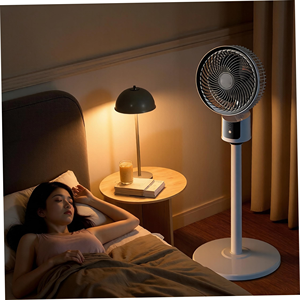 Nouveau ventilateur de circulation d'air silencieux à hauteur réglable, 3 vitesses de vent, ventilateur sur pied à oscillation automatique, ventilateur de table - Product Image 3