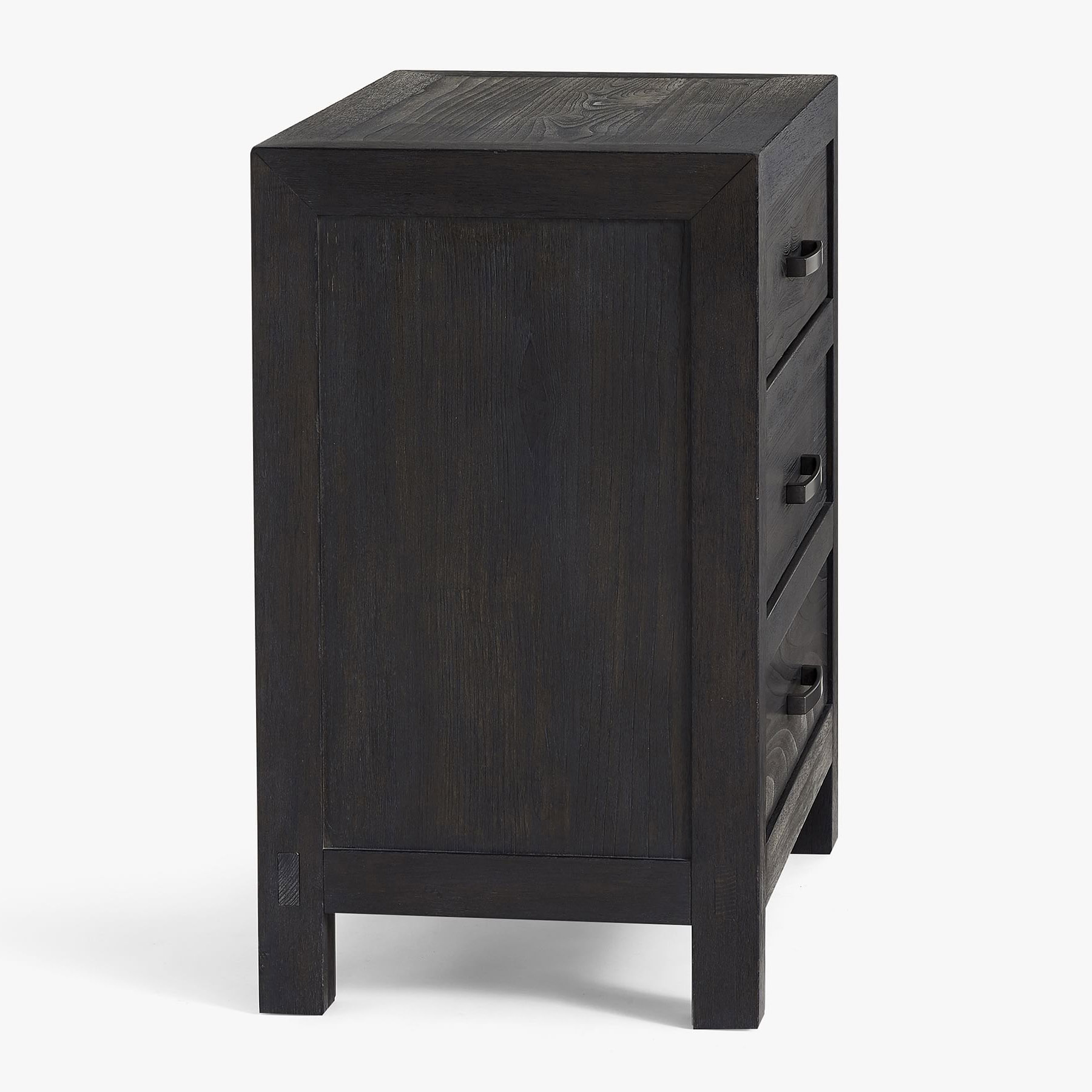 Modern solid wood custom bed side 3 drawer bedside cabinet table wooden nightstands for bedroom