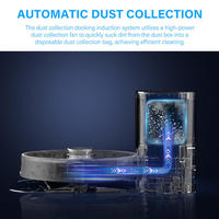 Robot aspirateur LDS Slam Navigation, autonomie de 121-150 min, aspiration de plus de 2499 Pa, appareil de nettoyage intelligent pour la maison, provenant de Chine