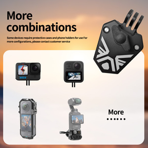 Soporte de cámara con clip para parabrisas de motocicleta, abrazadera de liberación rápida para parabrisas de moto para <span class=keywords><strong>DJI</strong></span> <span class=keywords><strong>Osmo</strong></span> <span class=keywords><strong>Action</strong></span> 6 5 4 /<span class=keywords><strong>Osmo</strong></span> Nano/<span class=keywords><strong>Osmo</strong></span> 360 - Product Image 6