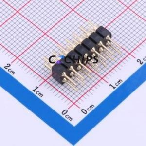 PZ254-2-07-Z-C Pin Header Through hole Component (THT),P=2.54mm Connector 2x7P 2.54mm 2.54mm Round Pin - Product Image 2