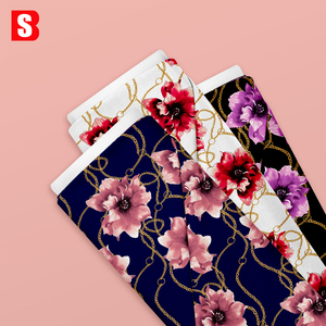 Bessi Hoa Và Chuỗi In Đa-Màu Sắc 100% Cotton Hữu Cơ Tự Do Tana Bãi Cỏ Tùy Chỉnh In Kỹ Thuật Số Cho Mùa Hè Ăn Mặc - Product Image 1