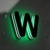Lettres lumineuses 3D rétroéclairées à LED en acrylique/métal pour événements, fêtes, hôtels, entreprises et décoration directionnelle