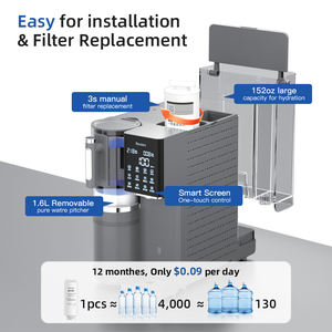 Nuovo Erogatore d'Acqua a Osmosi Inversa con Filtro UV, Depuratore <span class=keywords><strong>Automatico</strong></span> con Allaccio alla Rete Idrica e Acqua Calda Istantanea e Fredda - Product Image 3