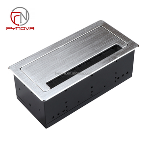 Cepillo de enchufe para muebles oculto, toma de corriente Universal, puerto de escritorio, cepillo, caja de conectividad abatible, enchufe para Reino Unido/EE. UU./UE - Product Image 4
