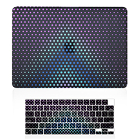 Coque de protection en silicone pour ordinateur portable 2026, impression UV personnalisée, vente en gros d'usine pour MacBook Air/Pro, motifs variés