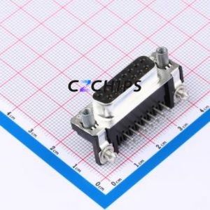 5747845-6 D-Sub/VGA Connector Bent Lead Through Hole Connector Female 15P Right Angle Insert 2 - Product Image 1
