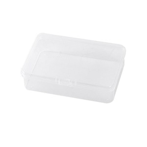 Plastic Storage <b>Box</b> Rectangle Transparent Covered For Cards Organizing <b>Small</b> Items - Product Image 4