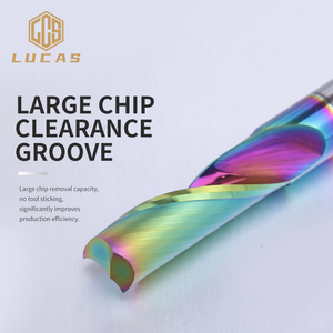 Carbide Tungsten Steel <strong>Single</strong> <strong>Flute</strong> <strong>End</strong> <strong>Mill</strong> DLC Coated <strong>Single</strong>-Edge Milling Cutter For PVC <strong>Aluminum</strong> ODM &amp; OEM Customized Support - Product Image 3