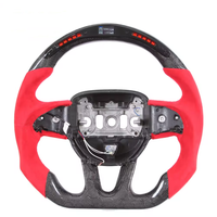 Ausgefallene kunden spezifische LED Smart Lenkrad Passend für Dodge 2015 Ladegerät Challenger Hellcat Durango SRT Real Carbon Fiber