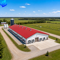 Estructura de Acero Prefabricada Soldada a Medida, Acero Anticorrosión, Kits de Construcción de Almacenes Prefabricados para Almacenes Agrícolas