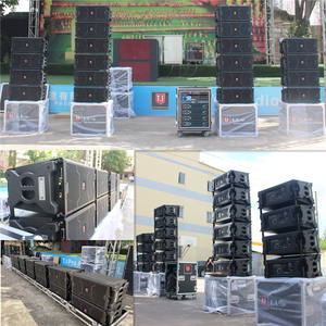 Système de sonorisation Line Array passif à deux voies, vente chaude, avec un seul haut-parleur de 10 pouces et un woofer de 18 pouces, pour mariage et fête - Product Image 3