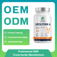 Complexe d'Urolithine A de qualité supérieure OEM/ODM |    Soutient la régénération cellulaire – Capsules d'Urolithine A en marque blanche – Soutien au bien-être cellulaire