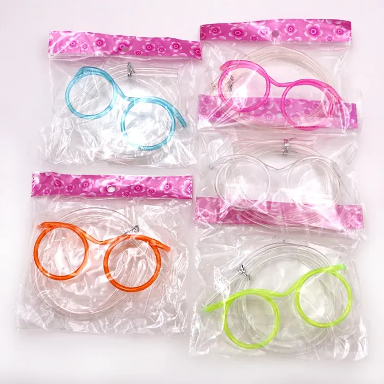 Оптовая продажа, креативные детские очки Madou, соломенные усы, забавная художественная форма, соломенные аксессуары для вечеринки «сделай сам»
