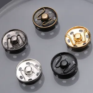 Metal Button Invisible Snap Fastener Coat Shirt Circular Snap Button