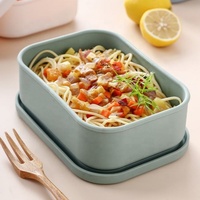 Boîte à lunch en silicone de qualité alimentaire de haute qualité Portable Kids Bento Lunch Box Conteneur de stockage des aliments en silicone sans BPA