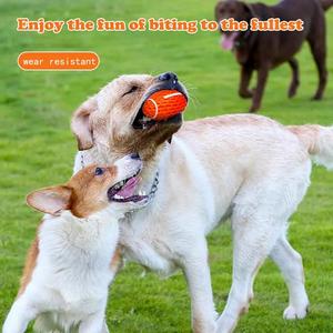 Juguete Masticable de Goma Resistente para Perros, Tamaño Mediano, para Jugar al Aire Libre, Divertido y Interactivo, Accesorio para Masticar para Perros Agresivos - Product Image 5