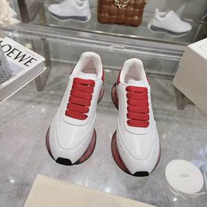 Alexander Triple Designer Basketball Style Sneakers pour hommes et femmes, baskets décontractées à plateforme, noir, blanc, beige, gris foncé, Mc.Queen - Product Image 5