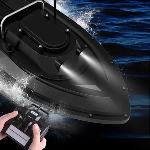 เรือตกปลาบังคับวิทยุ SMT SMT-D12C ABS 7.4V แบบสองถัง พร้อมระบบค้นหาปลาและระบบให้อาหาร ระยะควบคุม 600 เมตร สีดำ แบตเตอรี่ 5000mAh - Product Image 4