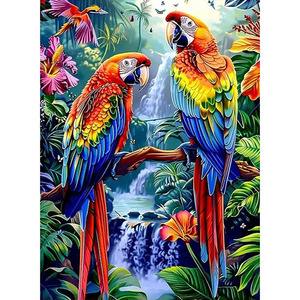 Người Lớn '5d Kim Cương Nghệ Thuật Kit-Cổ Điển Vuông Chấm Sơn In Vải Với Keo Owl Chim Nhựa Hạt Động Vật Chủ Đề - Product Image 1