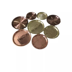 Stainless Steel Gold Plated Serving Tray Oval With <b>Apple</b> Design For Hotel And Home Use - Product Image 4