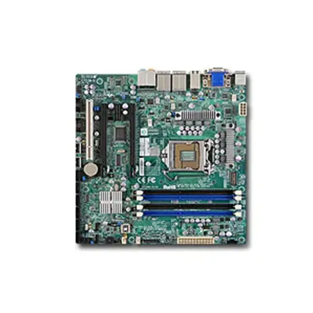 C7SIM-Q Server Motherboard LGA-1156 PIN Intel Q57 DDR3-1333 I3/i5/i7 Processor Refurbished Tested Well Shipping USB 2.0 Ports