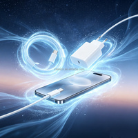 Cargador Portátil de Viaje de 20W con Carga Rápida, Adaptador Tipo C con Enchufe EU, UK, US, Cargador USB C para iPhone 16pro, 15, 14
