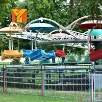 Manège Paratrooper Double Flying Twister, jeu de parc d'attractions palpitant, attractions de fête foraine, à vendre