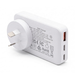 Cargador Rápido de 30W 45W, Adaptador de Corriente Ultrafino de 3 Puertos Tipo C USB a PD, Enchufe para EE. UU., UE, Reino Unido y Australia, Carga Rápida para Teléfono y Tableta - Product Image 2