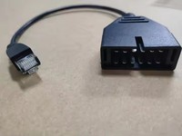 Cable de Extensión OBD2 para Diagnóstico de Automóviles, Personalizado de Fábrica, GM ALDL12P a RJ45
