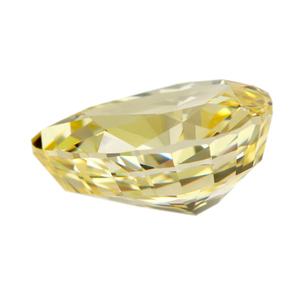 Pierres CZ 5A, facettées en bas, de forme <span class=keywords><strong>poire</strong></span>, de couleur <span class=keywords><strong>jaune</strong></span>, zircone cubique, prix au carat, de Provence Gems - Product Image 5